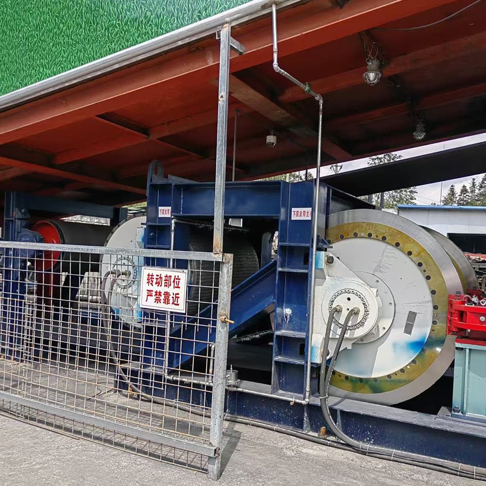 Conveyor pulley assemblies prepared for factory inspection